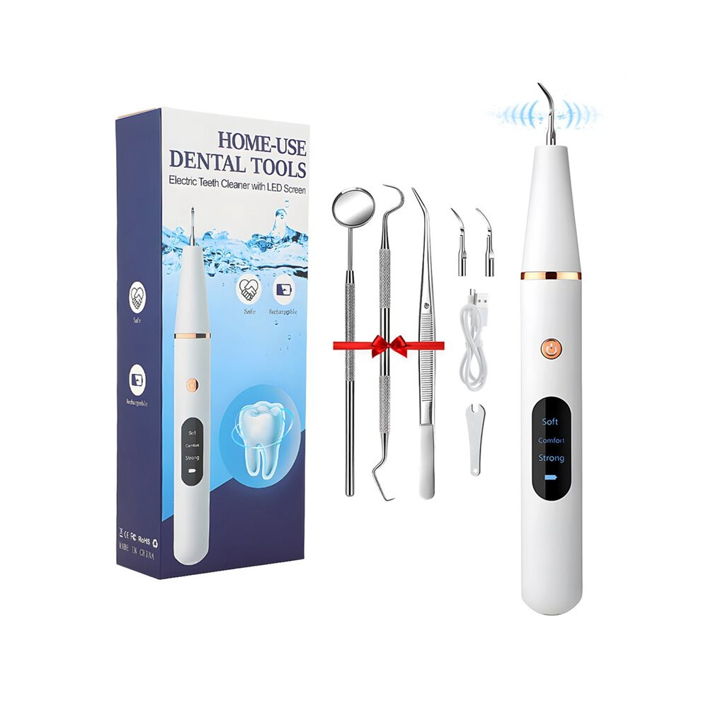 Ultrasonic Dental Scaler Cleaning Tartar Dental Whitening Calculus Devices Eliminator Remover Electic Tooth Cleaner