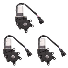 3X Ruitbedieningsmotor Linksvoor voor  Versa 2007-2012 Cardone 2008-2011 80731-ED000 / 80731-ED000A / 80731-ED000B