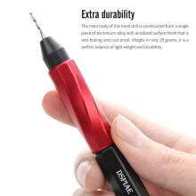 DSPIAE AT-MHD Mobius Hand Drill High Precision Dual Bearing Spin-Lock - 2026 New Model Assembly and Drilling Hobby Tool
