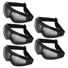 5X Airsoftbril Paintball Heldere Bril Windstofbescherming Motor, Zwart
