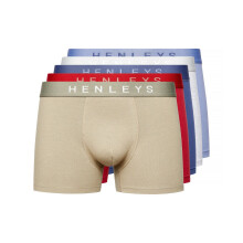 (XXL, Multicoloured) Henleys Mens Motley Boxer Shorts (Pack of 5)