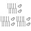 (30 Pack)  Pen Tips/Nibs for  2 Stylus Pen Replacement Nibs/Tips Soft (Black) 1