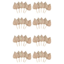 Décoration de Chambre en Feuilles de Palmier Séchées 40 Pièces - 45,7 cm H X 25,4 cm L Grand Décor de Feuilles de Palmier Naturel pour un Beau
