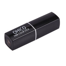 3X Ohico Natuurlijke Plantenextracten Lippenstiftvorm Haarverfpen Die Wit Haar Bedekt Wegwerp Haarkleurstick voor Schoonheid Haarmode Donkerbruin