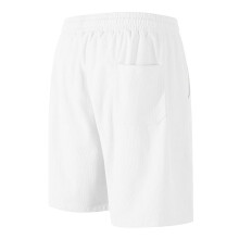 Men'S Corduroy Elastic Waist Drawstring Casual Summer Workout Beach Shorts White S