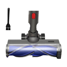 Für V7 V8 V10 V11 V15 Hartholzboden-Teppichaufsatz mit LED-Licht, V-Förmiger Turbinenborsten-Reinigungsbürstenkopf