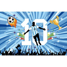 (100*150CM, 15) World Cup Stadium Cheer Cloth Fan Banner Game Party Backdrop Prop