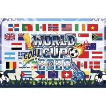 (150*210CM, 02) World Cup Stadium Cheer Cloth Fan Banner Game Party Backdrop Prop