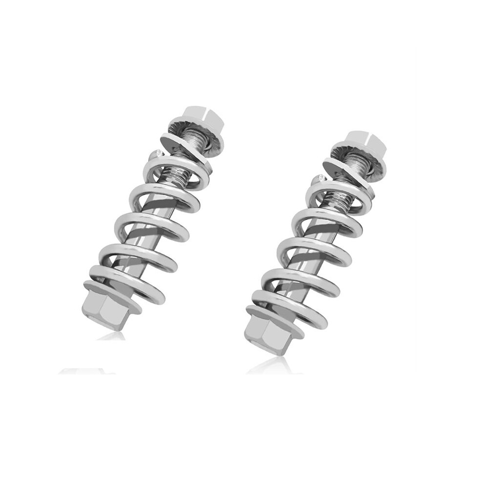 2Pcs M10x1.25 Exhaust Manifold Bolts Kit With Springs, Universal Fit For Most Cars, Reduces 6033566100819