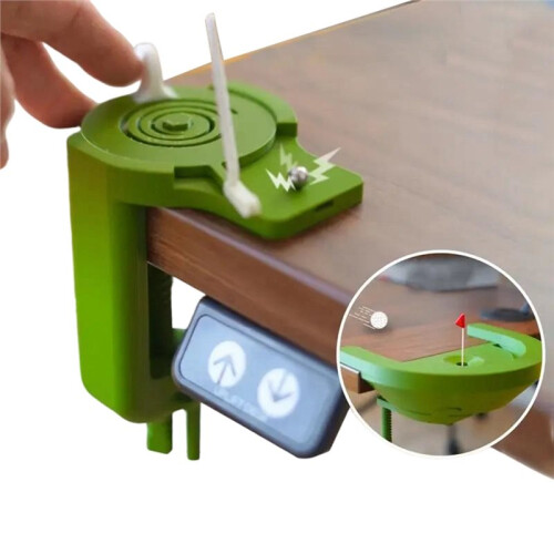 Game 3D Printed  Game Desktop  Set with Realistic Course Table Toy for Workplace Golfers Enthusiasts