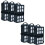 6pcs Replacement Filter Cartridges for Aquariums, Fits 30-50 Gal Tanks, Built-in Filter Box Wall-Mounted Filter 1