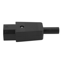 100PCS IEC 320 C13 Female Plug Adapter 3Pin Socket Power Cord Rewirable Connector