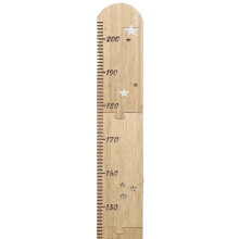 Children's Wooden Height Ruler Children's Room Patchwork Wooden Star Growth Measurement Ruler Height Ruler