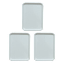 3PCS Rectangular Ink Mixing Palette for Printmaking, Watercolor, Oil Painting, Easy-to-Clean Paint Tray Plastic