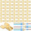 50 Pcs Double Piggyback Spade Connector Quick Disconnect Electrical 2 Way Wire Terminals Adapter 1