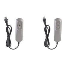 2X PodwóJny Przycisk Sterowania Elektrycznym Fotelem, RęCzny Sterownik WyciąGu KrzesełKowego/Elektrycznej Sofy, Zdalna Regulacja Fotela Sofy