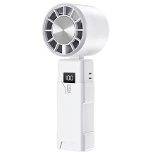 Tragbarer, Handlicher und Faltbarer USB-Tischventilator mit Echtzeit-Anzeige der Kühlleistung und Einstellbarer Kühlleistung B
