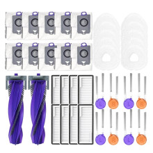 For Freo Z10 Ultra YJCC025 Robot Vacuum Cleaner Spare Parts Main Side Brush Mop HEPA Filter Dust Bag(38pcs)