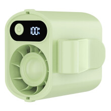 Ventilador Tipo Paraguas, Multifuncional, con Carga USB, Portátil, de Mano, para Colgar en la Cintura, de Escritorio o para Exteriores B