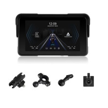5'' Motorcycle Wireless Carplay Android Auto  Screen Player Waterproof Navigation Moto DVR Recorder