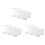 Acrylic Display Risers, Clear Rectangle Stands Shelf for Display 18Pcs 1