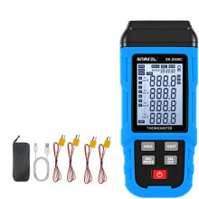 SNAKOL Termometro Digitale K Tipo Termocoppia Misuratore di Temperatura Data Logger 5999 Memoria Dati per HVAC/Industriale 8306C