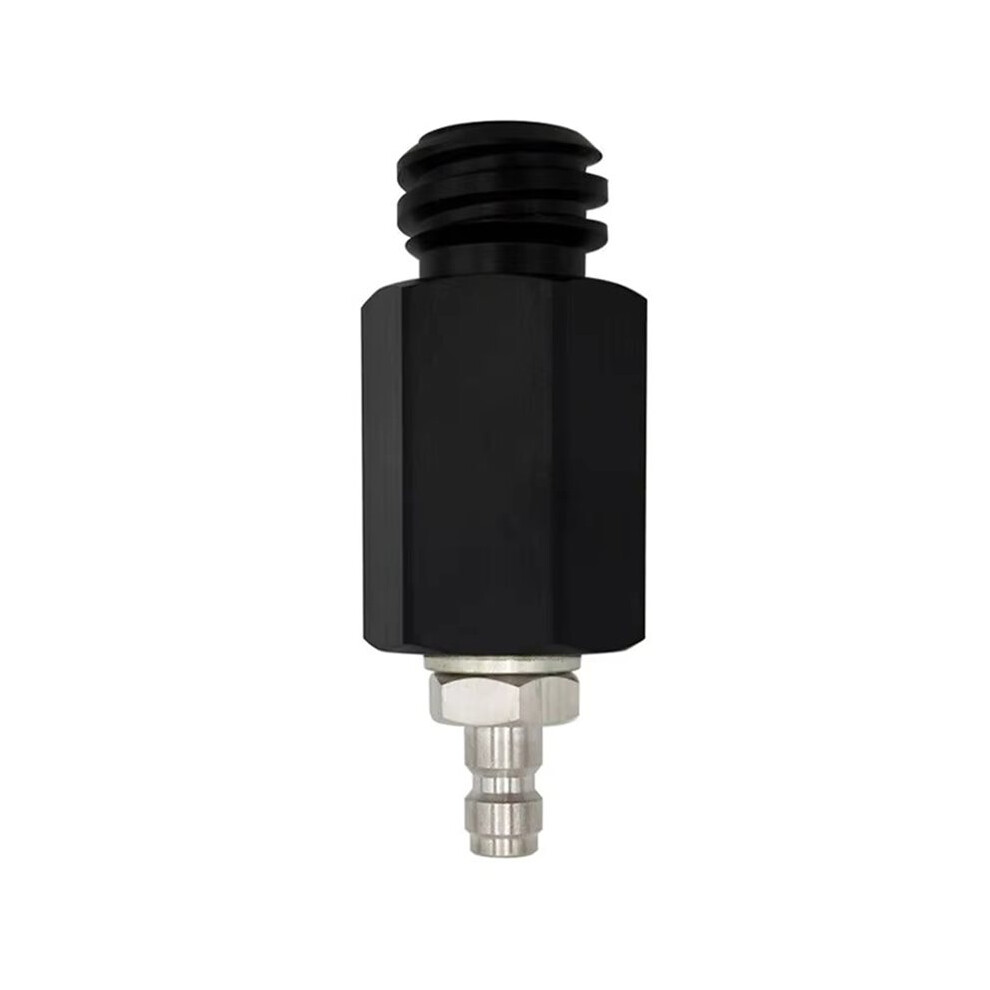 8Mm Male Quick Disonnect Adapter For Tr21-4 Threads Soda Maker Machine To External Co2 Tank Bottle,Black And Silver A 4712988062272