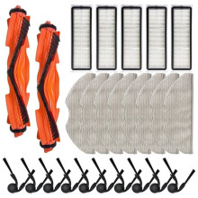 Main Side Brush HEPA Filters Washable Mop Cloths Replacement for Mijia S40 / OV81 Vacuum Cleaner Parts