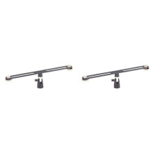 2X Alctron MAS020 Double Microphone Stand Stereo Recording Dual Microphone Stand