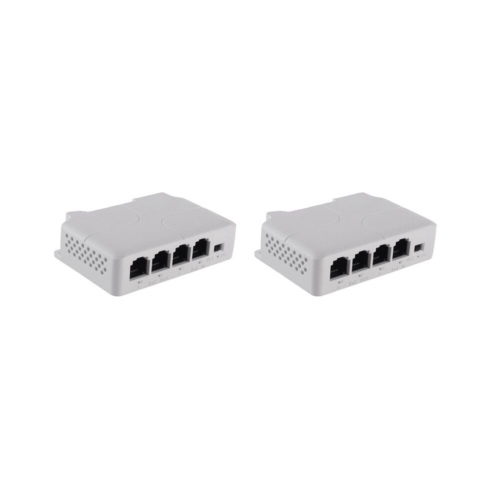 1 To 3 Port Poe Extender Passive Cascadable Ieee802.3af For Ip Port Transmission Extender For Poe Nvr Ip (2Pcs) 6031065801985
