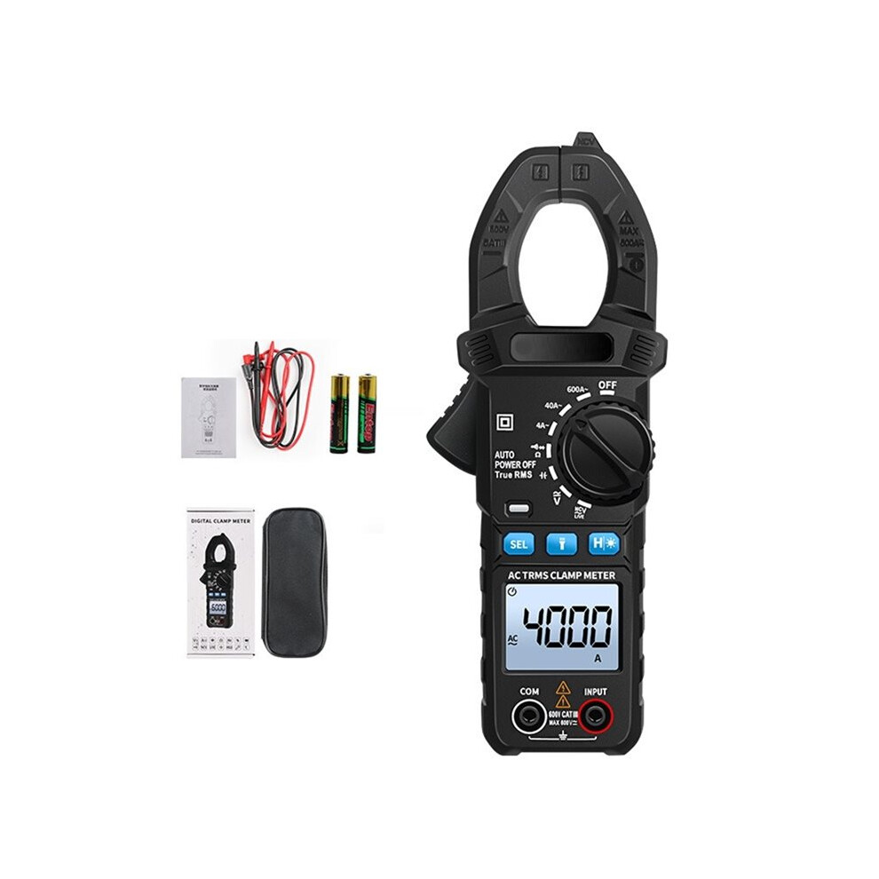 Sk-201 Clamp Meter Digital Multimeter Tester Ac Current Voltage Capacitance Ncv Tester With Flashlight 4713769493131
