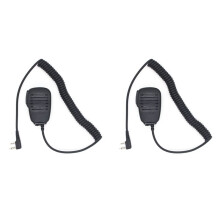 2X Shoulder Remote Speaker Mic Microphone PTT for IC-V8 V85 IC-F21 F20 F3 F4GS