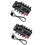 2X 10-Poorts Pc-Chassisventilatorhub CPU-Koeling HUB 12V 4-Pins Ventilator PWM-Hub -Controller 1