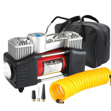 12V Car Air Pump Multifunctional Portable Dual-Cylinder Digital Display Electric Vehicle Tire Car Tire Inflator