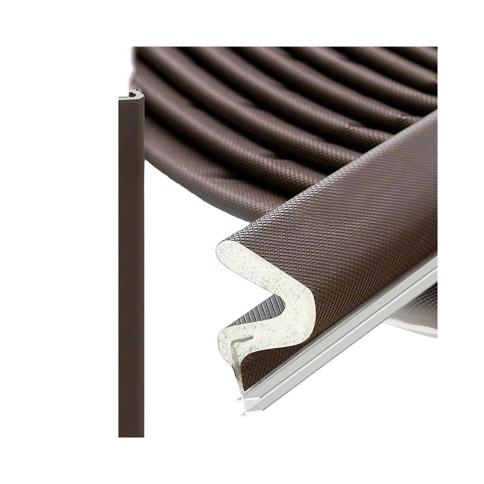 40 Ft Weather Stripping Door Seal, Kerf Style Foam Strip For Large Gaps,For Exterior And Interior Frames Brown 6033833538598