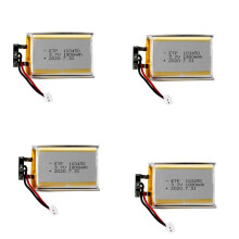 4X 103450 3.7v 1800mah Batteria al Litio Ricaricabile Ai Polimeri di Litio per Navigatore Gps Mp3 Registratore Dvd Auricolare e-Book Fotocamera