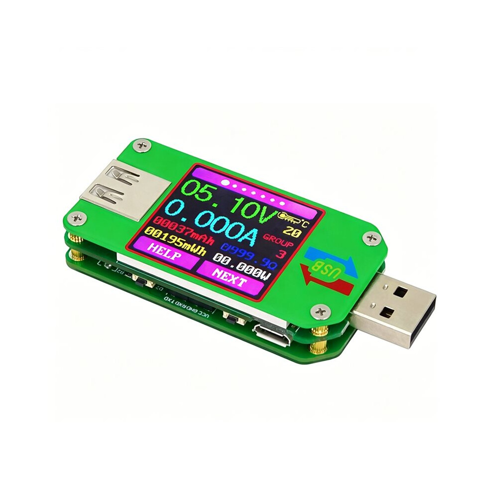 Um24 Usb Lcd Display Voltmeter Ammeter Battery Charge Voltage Current Meter Multimeter Cable Measure Tester No 4712804142874