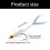 Realistic Fork Tail Artificial Baits Fish Lures with-three 4