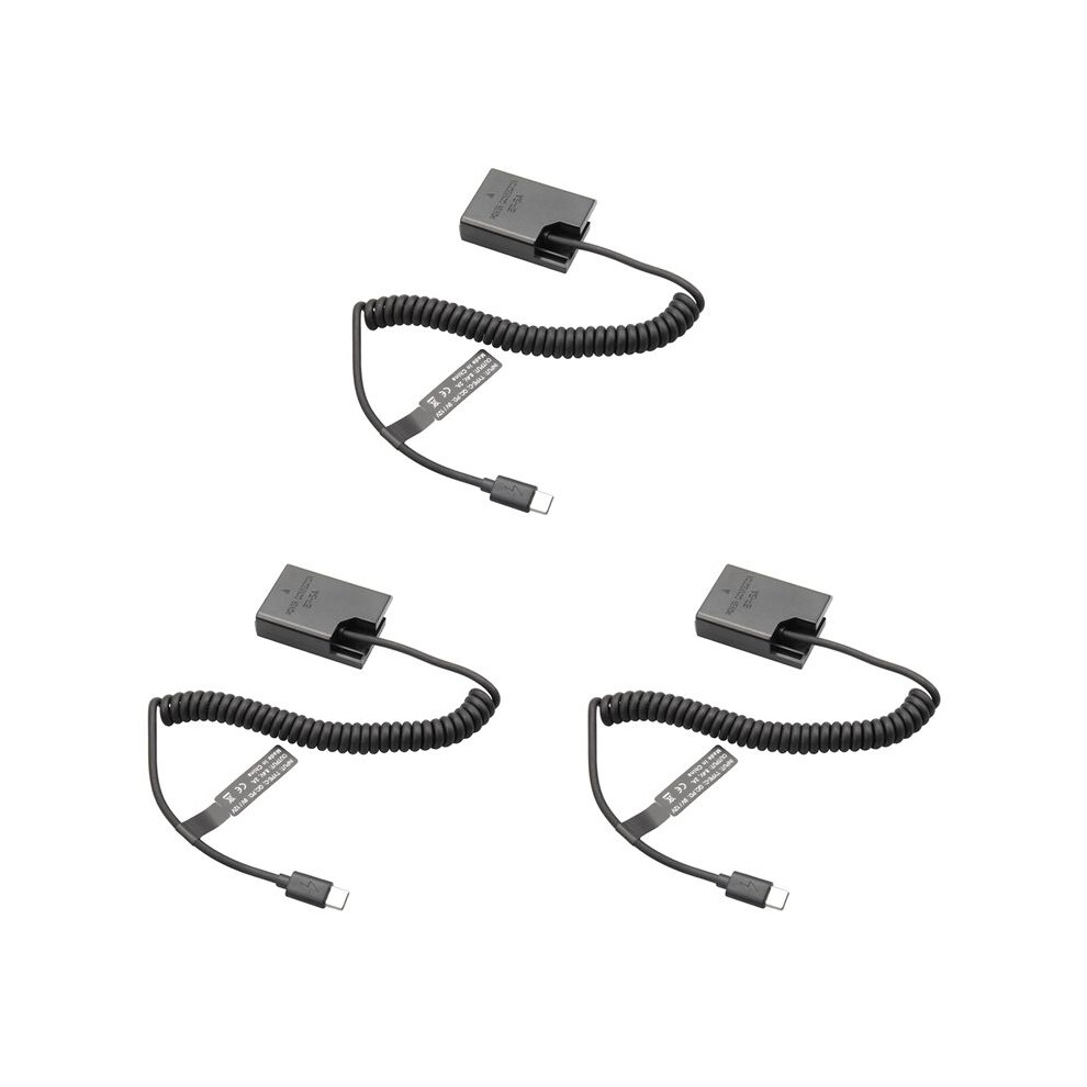 3X El14 Dummy Coupler Battery Type-C Spring Cable For D3100 D3500 D5100 D5200 D5300 D5600 P7000 P7100 P7700 P7800 4712584797349