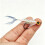 Realistic Fork Tail Artificial Baits Fish Lures with-three 11