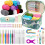 87-Piece Crochet Hook Set with Smooth-Tip Hooks, Ideal for Beginners, Compact and Portable 1
