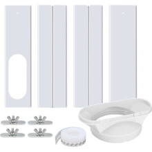 Tragbares Klimaanlagen-Fensterset mit verstellbarer Dichtung und 135-mm-Fensteradapter für den Heimgebrauch