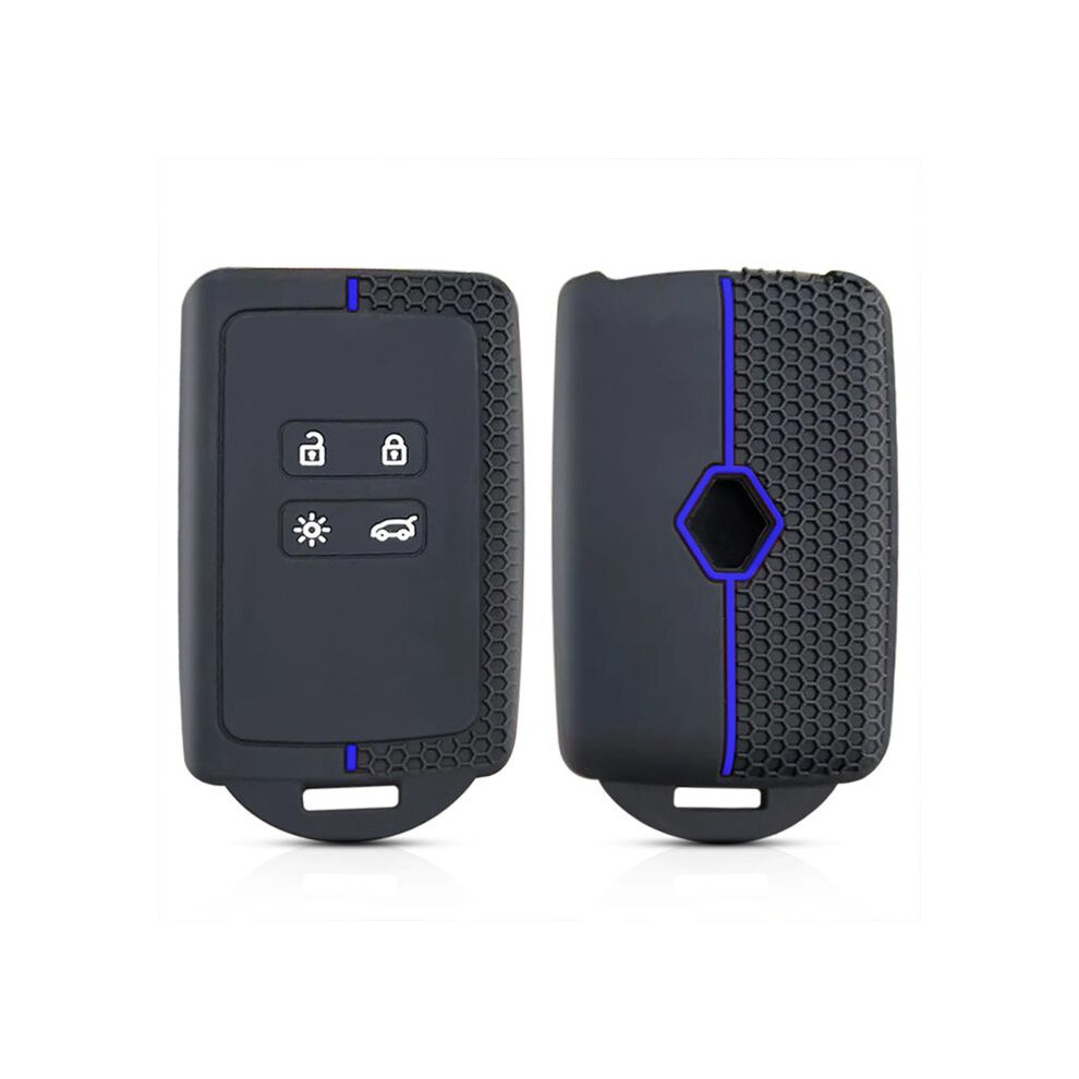 Silicone Key And Card Protective Case, Soft Cover Compatible With Clio 4 And 5, Austral, Arkana, Captur, Megane, Zoe, Koleos 6083684975493