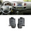 Bil Front Central Dashboard Panel Vänster Höger Luftventilutloppsenhet för  Hilux 2004-2015 A/C Luftventilutlopp 6