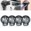 Living And Home Pack of 4 Plastic Gutter Downpipe Guards 3