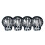 Living And Home Pack of 4 Plastic Gutter Downpipe Guards 4