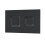 Balterley Square Dual Flush Push Button Black 1