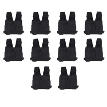 10X Radio Talkie Walkie Poche de Poitrine Sacs Harnais Paquet Sac A Dos Etui Deux W