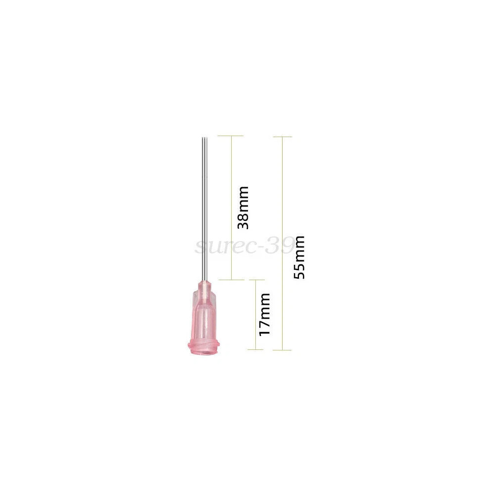 (20G) 20 Pcs, Luer Lock Blunt Tip Dispensing Needle 14-26G Syringe Tip For Glue Oil Ink Liquid Dispense 4069369555459