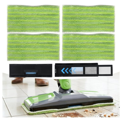 Mop Pad Refills Compatible for  VACMOP VM252 VM200 VM205 VM190 Model, Replacement Vacuum Mop Pad for  Vac Mop 2
